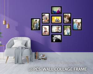 Wooden Collage Wall Frame Set of 10 pcs of 6*8 inch frame