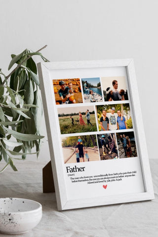 Fathers Special White matte Collage Frame