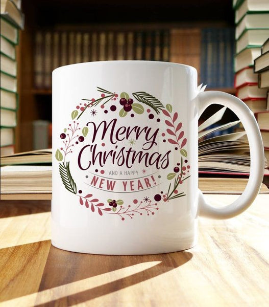 Xmas theme coffee mugs