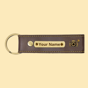 Personalised Leather Keychain