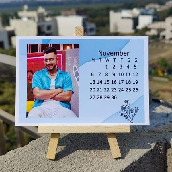 New Year Customized Calendar Plaques with Essel Stand