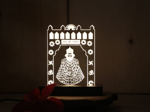 Jai Shree Shyam theme Acrylic Lamp