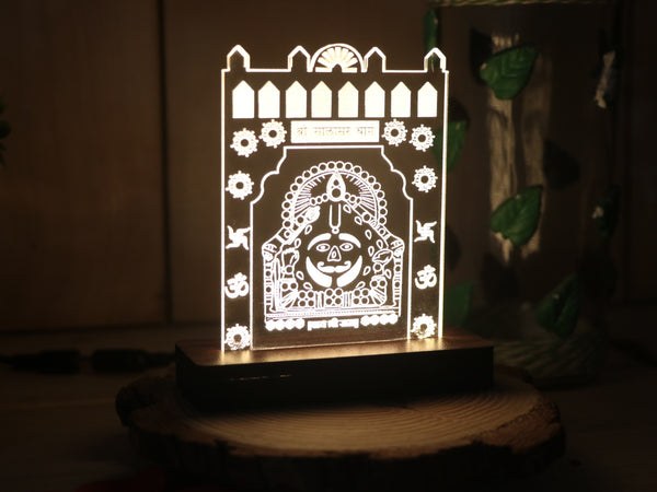 Jai Shree Shyam theme Acrylic Lamp