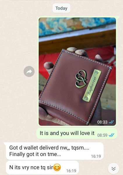 Premium Leather Customised Men's Wallet