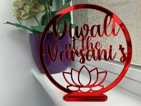 Happy Diwali Greet Home Decor Table top