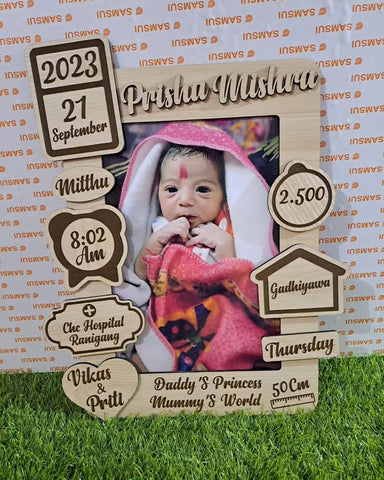 New born baby Specification 3D frame