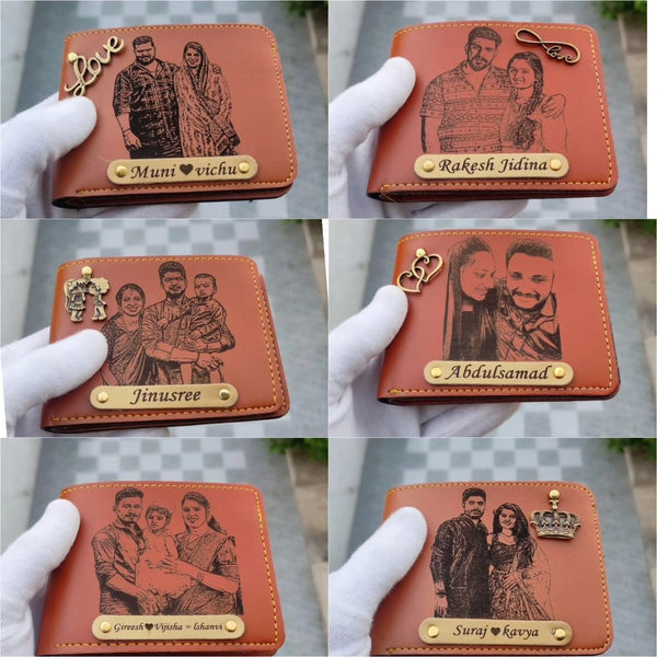 Personalized Photo Sketch Wallet