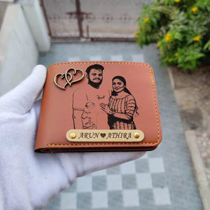 Personalized Photo Sketch Wallet