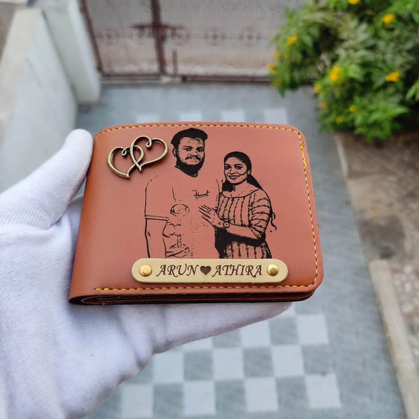 Personalized Photo Sketch Wallet