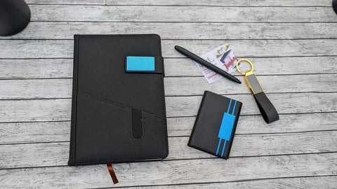 PERSONALISED DIARY,PEN,CARDHOLDER & KEYCHAIN