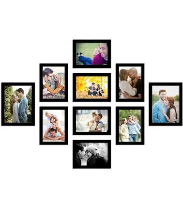 Wooden Collage Wall Frame Set of 10 pcs of 6*8 inch frame