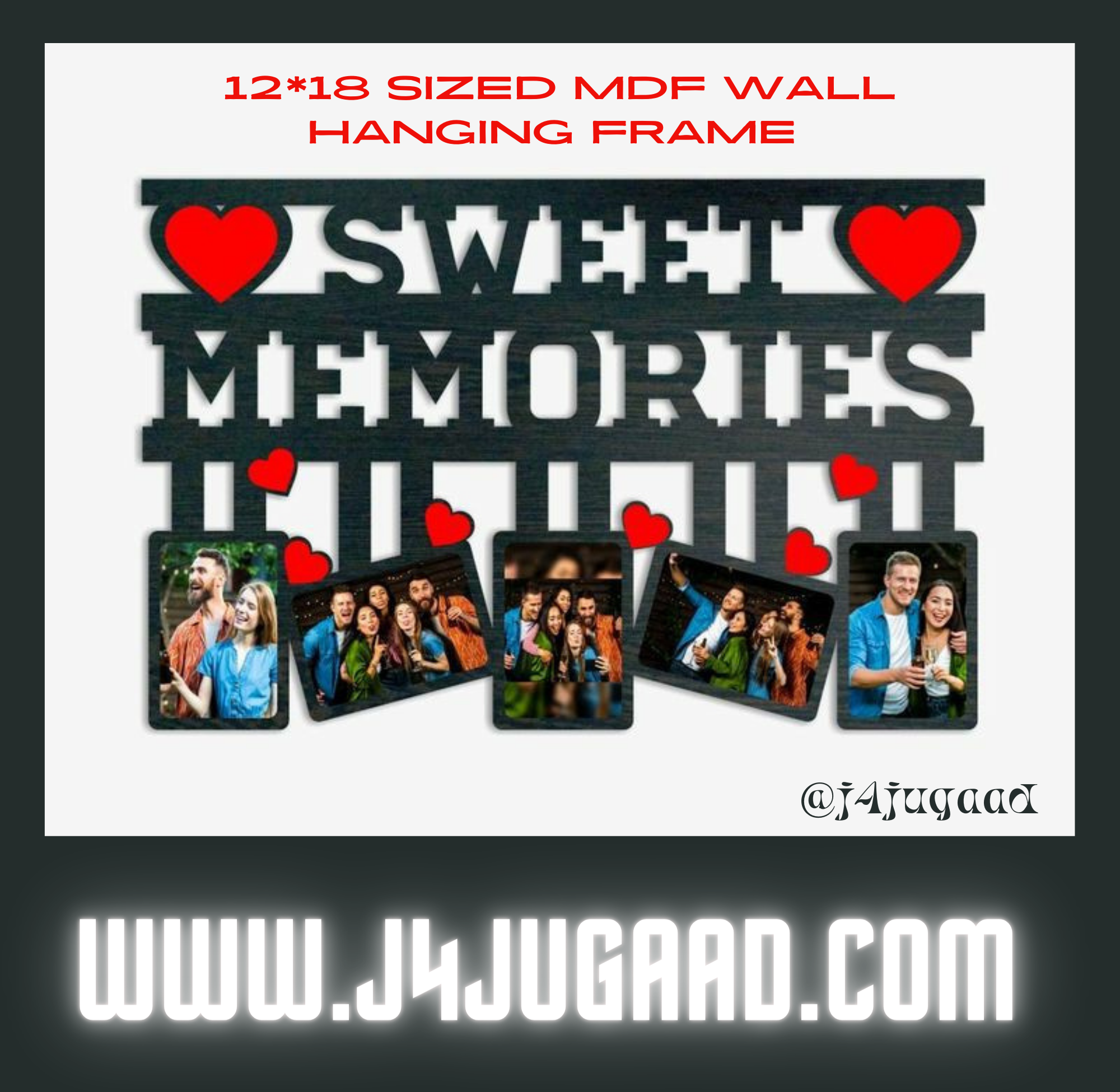 Sweet Memories Wall Mdf Frame