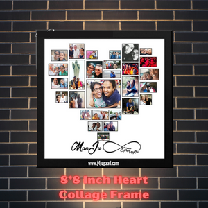 eart Collage Couples Special Frame