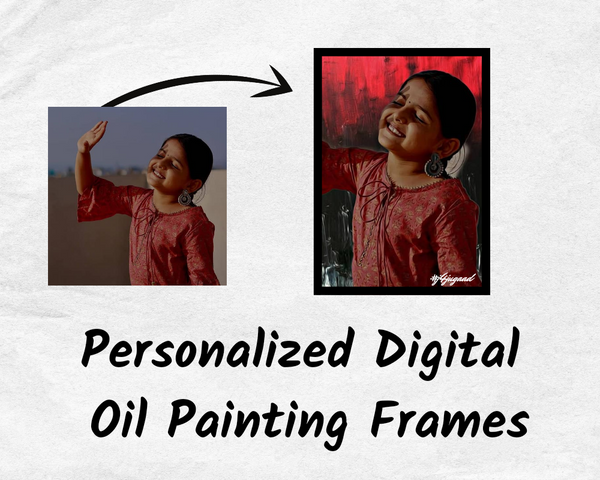Oil Painting Photo Frame