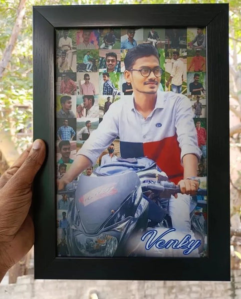 Personalised Mosaic Wooden Frame 