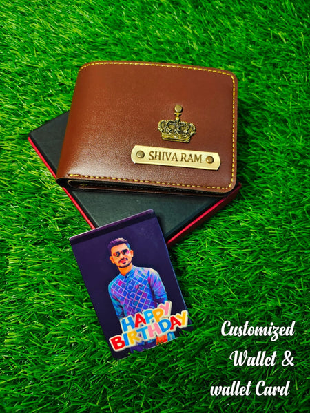Personalized Wallet and  wallet card combo