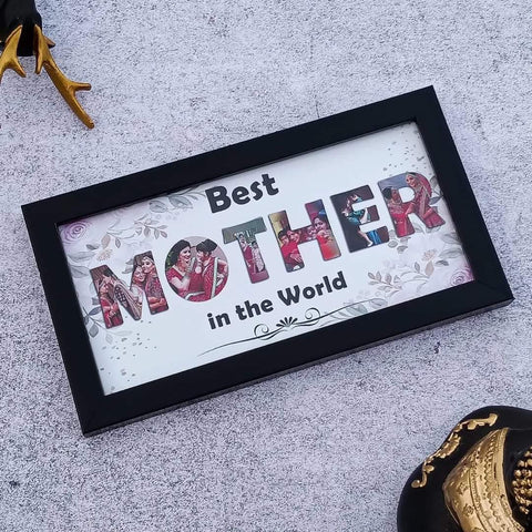 Best mother in the world Mother's day Wooden frame