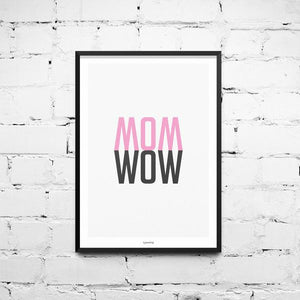 Mom-Wow Wooden Frame