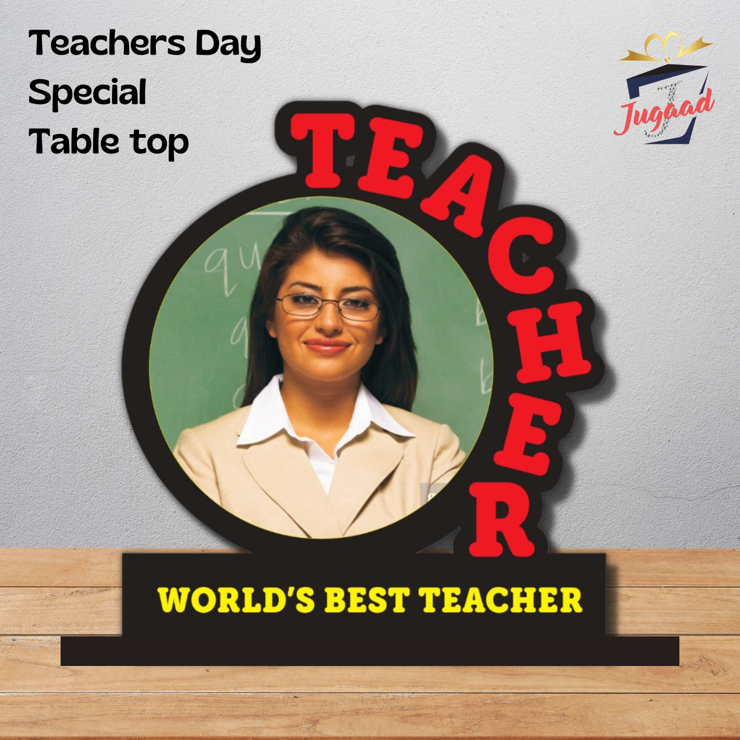 Teachers day theme Mdf table top